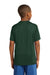 Sport-Tek YST350 Youth Competitor Moisture Wicking Short Sleeve Crewneck T-Shirt Forest Green Back