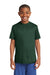 Sport-Tek YST350 Youth Competitor Moisture Wicking Short Sleeve Crewneck T-Shirt Forest Green Front
