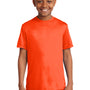 Sport-Tek Youth Competitor Moisture Wicking Short Sleeve Crewneck T-Shirt - Neon Orange