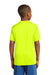 Sport-Tek YST350 Youth Competitor Moisture Wicking Short Sleeve Crewneck T-Shirt Neon Yellow Back