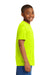 Sport-Tek YST350 Youth Competitor Moisture Wicking Short Sleeve Crewneck T-Shirt Neon Yellow Side