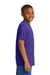 Sport-Tek YST350 Youth Competitor Moisture Wicking Short Sleeve Crewneck T-Shirt Purple Side