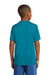 Sport-Tek YST350 Youth Competitor Moisture Wicking Short Sleeve Crewneck T-Shirt Tropic Blue Back