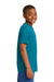 Sport-Tek YST350 Youth Competitor Moisture Wicking Short Sleeve Crewneck T-Shirt Tropic Blue Side