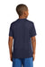 Sport-Tek YST350 Youth Competitor Moisture Wicking Short Sleeve Crewneck T-Shirt Navy Blue Back
