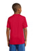 Sport-Tek YST350 Youth Competitor Moisture Wicking Short Sleeve Crewneck T-Shirt Red Back
