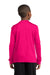 Sport-Tek YST350LS Youth Competitor Moisture Wicking Long Sleeve Crewneck T-Shirt Fuchsia Pink Back