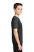 Sport-Tek YST354 Youth Competitor Moisture Wicking Short Sleeve Crewneck T-Shirt Black/Grey Side