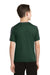 Sport-Tek YST354 Youth Competitor Moisture Wicking Short Sleeve Crewneck T-Shirt Forest Green/Grey Back