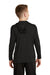 Sport-Tek YST358 Youth Competitor Moisture Wicking Long Sleeve Hooded T-Shirt Hoodie Black Back