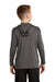 Sport-Tek YST358 Youth Competitor Moisture Wicking Long Sleeve Hooded T-Shirt Hoodie Iron Grey Back