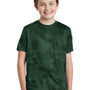 Sport-Tek Youth CamoHex Moisture Wicking Short Sleeve Crewneck T-Shirt - Forest Green