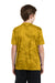 Sport-Tek YST370 Youth CamoHex Moisture Wicking Short Sleeve Crewneck T-Shirt Gold Back