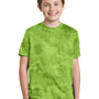 Sport-Tek Youth CamoHex Moisture Wicking Short Sleeve Crewneck T-Shirt - Lime Shock Green