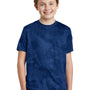 Sport-Tek Youth CamoHex Moisture Wicking Short Sleeve Crewneck T-Shirt - True Royal Blue