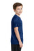 Sport-Tek YST370 Youth CamoHex Moisture Wicking Short Sleeve Crewneck T-Shirt Royal Blue Side