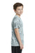 Sport-Tek YST370 Youth CamoHex Moisture Wicking Short Sleeve Crewneck T-Shirt White Side