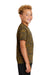 Sport-Tek YST390 Youth Electric Heather Moisture Wicking Short Sleeve Crewneck T-Shirt Gold Side