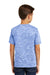 Sport-Tek YST390 Youth Electric Heather Moisture Wicking Short Sleeve Crewneck T-Shirt Royal Blue Back