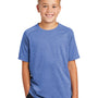 Sport-Tek Youth Moisture Wicking Short Sleeve Crewneck T-Shirt - Heather True Royal Blue