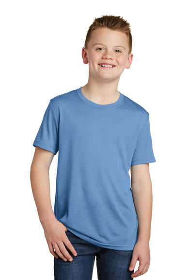 Sport-Tek YST450 Youth Competitor Moisture Wicking Short Sleeve Crewneck T-Shirt Carolina Blue Front