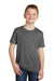 Sport-Tek YST450 Youth Competitor Moisture Wicking Short Sleeve Crewneck T-Shirt Dark Smoke Grey Front