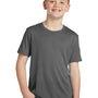 Sport-Tek Youth Competitor Moisture Wicking Short Sleeve Crewneck T-Shirt - Dark Smoke Grey