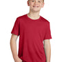 Sport-Tek Youth Competitor Moisture Wicking Short Sleeve Crewneck T-Shirt - Deep Red