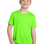 Sport-Tek Youth Competitor Moisture Wicking Short Sleeve Crewneck T-Shirt - Neon Green