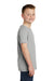 Sport-Tek YST450 Youth Competitor Moisture Wicking Short Sleeve Crewneck T-Shirt Silver Grey Side