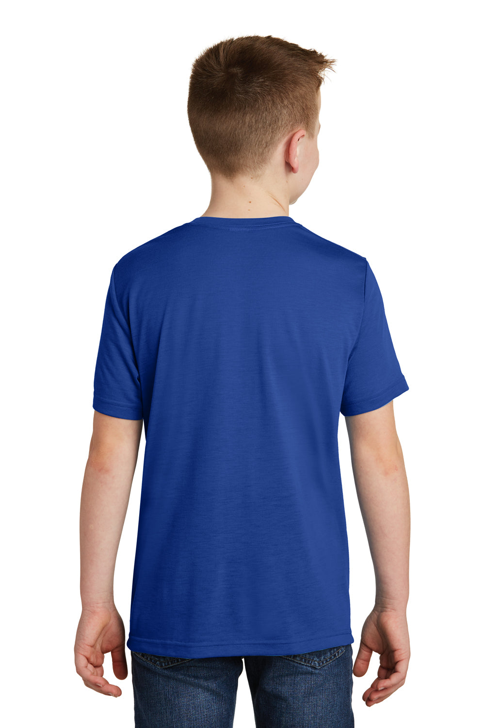 Sport-Tek YST450 Youth Competitor Moisture Wicking Short Sleeve Crewneck T-Shirt Royal Blue Back