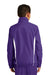 Sport-Tek YST60 Youth Water Resistant Full Zip Jacket Purple/White Back