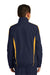Sport-Tek YST60 Youth Water Resistant Full Zip Jacket Navy Blue/Gold Back