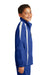Sport-Tek YST60 Youth Water Resistant Full Zip Jacket Royal Blue/White Side