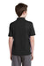 Sport-Tek YST640 Youth RacerMesh Moisture Wicking Short Sleeve Polo Shirt Black Back