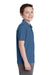 Sport-Tek YST640 Youth RacerMesh Moisture Wicking Short Sleeve Polo Shirt Dawn Blue Side