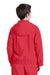 Sport-Tek YST73 Youth Water Resistant Full Zip Hooded Jacket Red Back