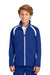 Sport-Tek YST90 Youth Full Zip Track Jacket Royal Blue Front
